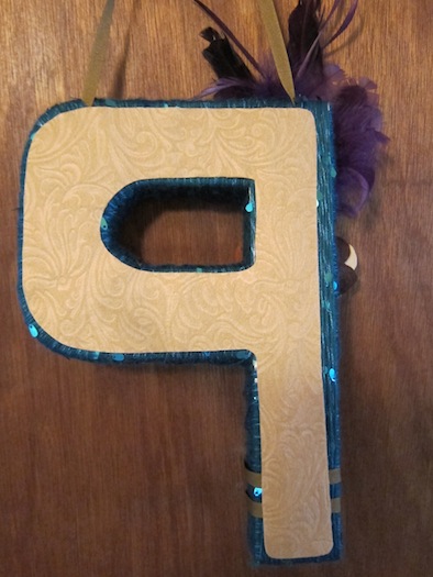 cardboard_letter_P_wreath27