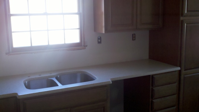 counter top install