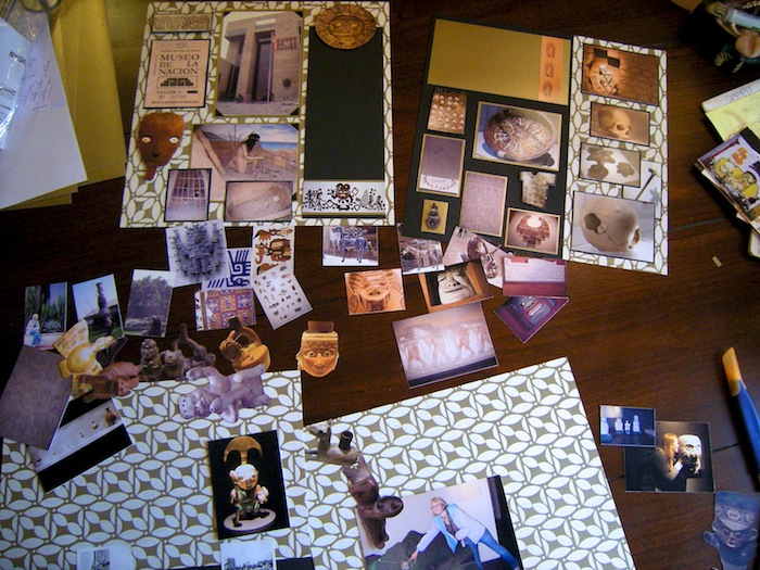 Peru scrapbook wip