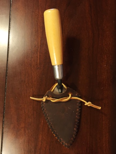 archaeology trowel holster: trowel_holster