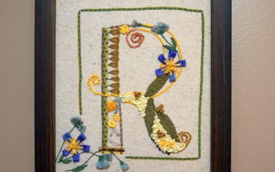 Framing Ribbon Embroidery