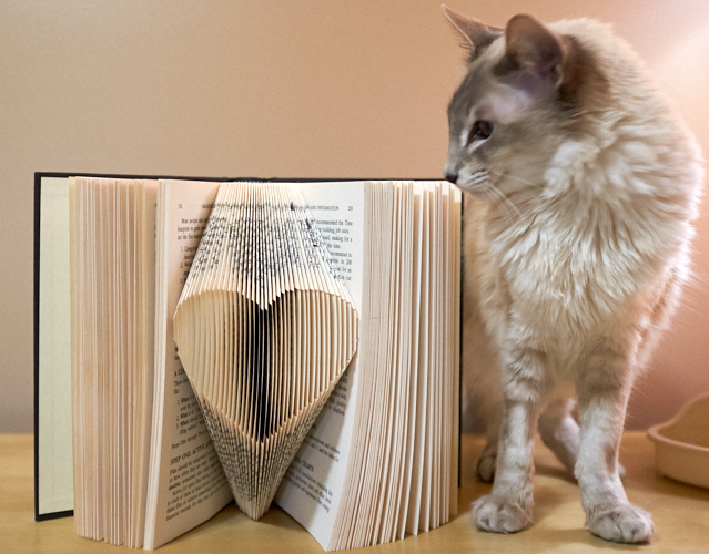 Book Folding: Heart