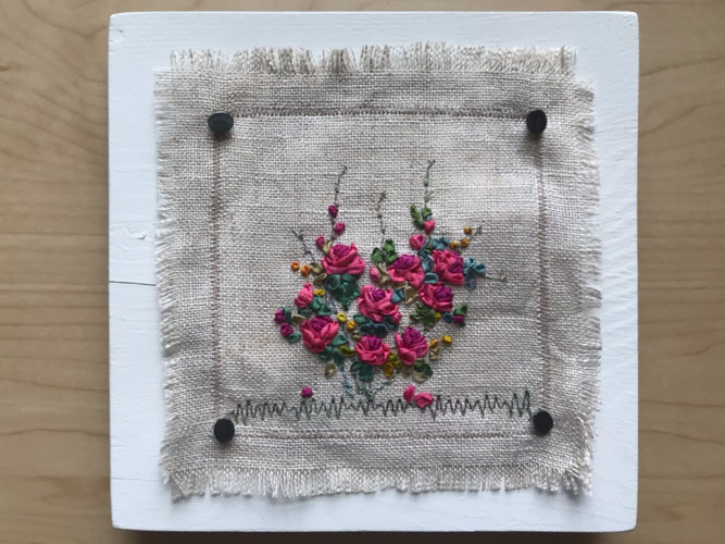 ribbon embroidery by denise benczik