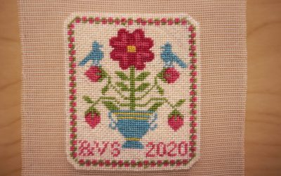 Silk Gauze Rose Sampler