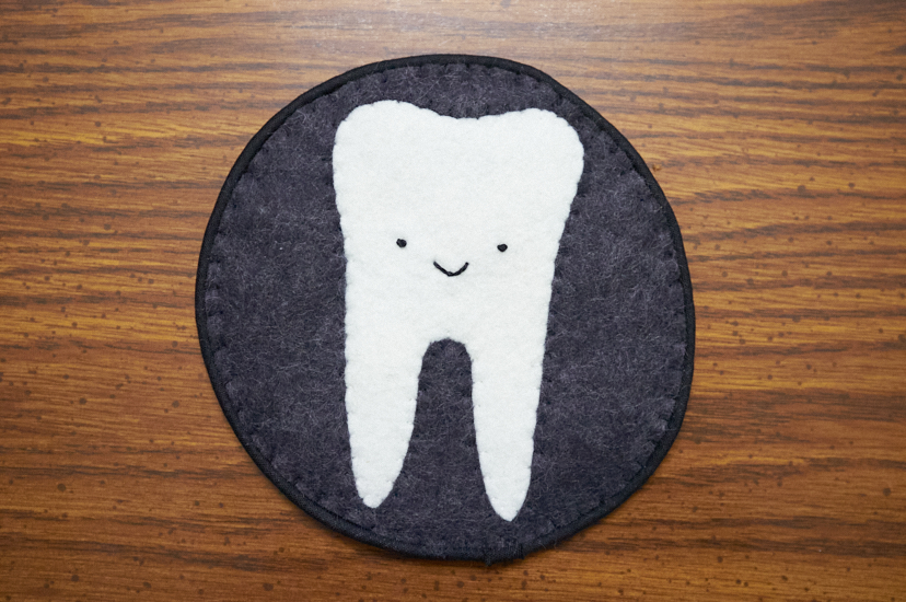 Toothy Felt Coaster