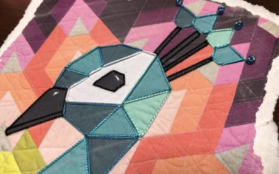 Magazine Stitch Peacock